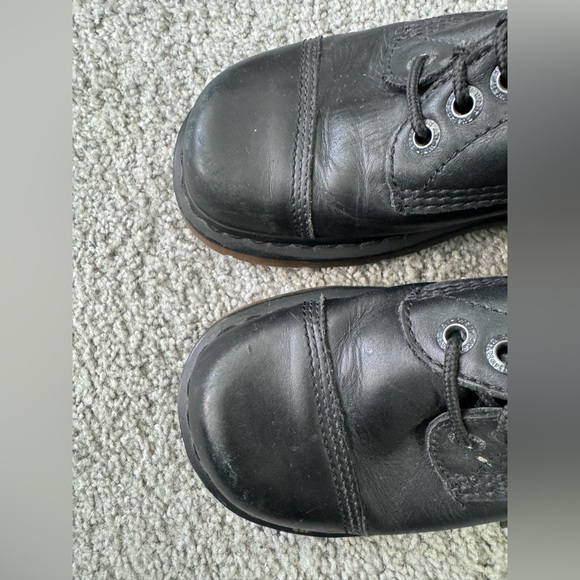 Rare Vtg Y2K Doc Martens MIRANDA Black Leather Boots - Picture 7 of 8